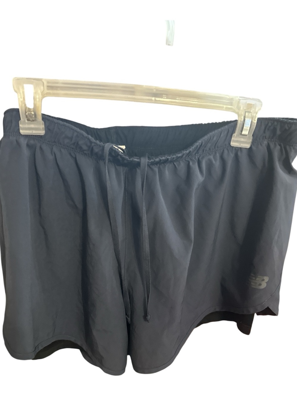 New Balance Men’s Dark Navy Athletic Shorts 18 in plus stretch drawstring new
